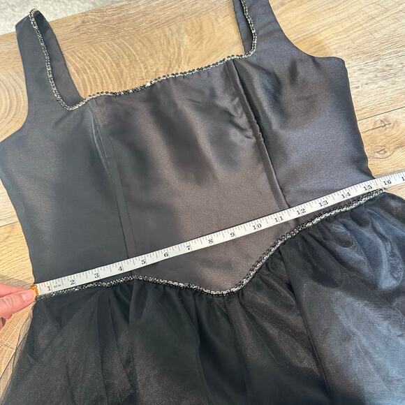 Dolls Kill Polished Pirouette Corset Dress Black Sugar Thrillz L - Picture 10 of 11